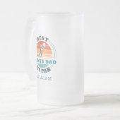 Chope Givrée Meilleur Bonus Papa Par Retro Stepdad Anniversaire (Devant gauche)