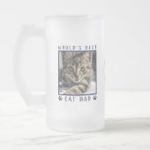 Chope Givrée Meilleur Chat Papa Empreintes de pattes de la Mari (Gauche)