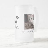 Chope Givrée Meilleur Chat Papa Ever - Jolie Photo Chat pour an (Devant droit)