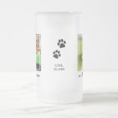 Chope Givrée Meilleur Chien Maman Jamais Pet Photo (Centre)