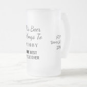 Chope Givrée Meilleur Oncle jamais photo (Devant droit)