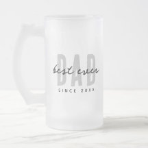 Meilleur Papa depuis 20XX Moderne Simple Preppy
