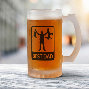 Chope Givrée Meilleur papa - Fête des pères amusante