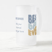 Chope Givrée Meilleur papa jamais personnalisé (Devant droit)