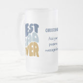 Chope Givrée Meilleur papa jamais personnalisé (Devant gauche)