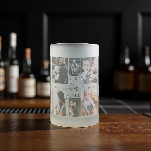 Chope Givrée Meilleur papa Jamais Script Fête des pères Photo C