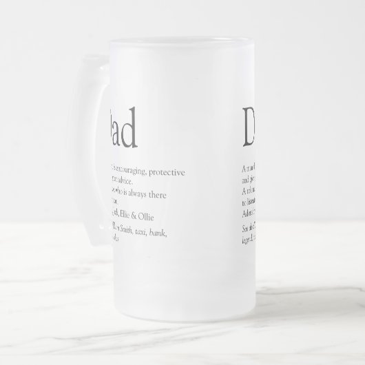 Chope Givrée Meilleur papa papa papa papa papa papa papa du mon (Devant gauche)