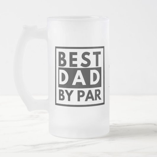 Chope Givrée Meilleur papa par Par Fête des pères de golf  (Gauche)