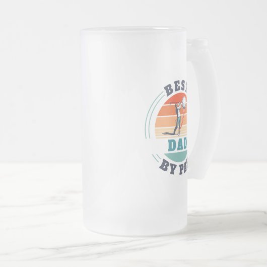 Chope Givrée Meilleur papa par Par Paral Custom Keepsaké (Devant droit)