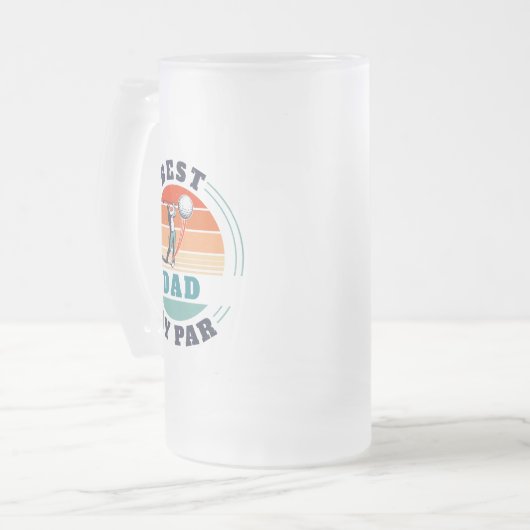 Chope Givrée Meilleur papa par Par Paral Custom Keepsaké (Devant gauche)