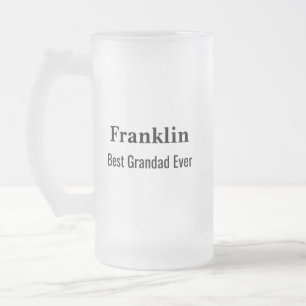 Chope Givrée Meilleur Papy Personnalisé