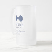 Chope Givrée Meilleur Témoin Cravate Bleue (Devant gauche)