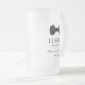 Chope Givrée Meilleur Témoin Noir Noeud Papillon (Devant droit)