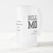 Chope Givrée Mère De Billet Personnalisée Avec Citation Sentime (Devant droit)