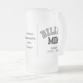 Chope Givrée Mère De Billet Personnalisée Avec Citation Sentime (Devant droit)