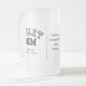 Chope Givrée Mère De Billet Personnalisée Avec Citation Sentime (Devant gauche)