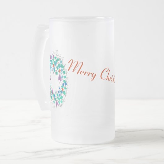 Chope Givrée Merry Frosté Merry Christmas Wreath (Devant gauche)