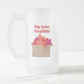 Chope Givrée Mes trophées d'amour dans une boîte pleine de coeu (Gauche)