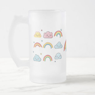 Chope Givrée mignon arc-en-ciel et muqueuse
