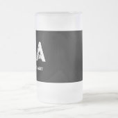 CHOPE GIVRÉE MINIMALIST WHITE THREE LETTER MONOGRAM NAME BLACK (Centre)