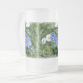 Chope Givrée minuscules fleurs bleues (Devant gauche)
