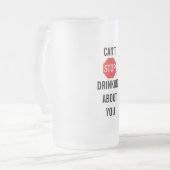 Chope Givrée Modèle Le design de texte ne peut pas arrêter de b (Devant gauche)