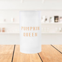Moderne Orange Citrouille Queen Meilleur Cadeau
