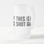 Chope Givrée Mon verre à liqueur (Devant droit)