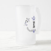 Chope Givrée Monogramme de couronne 'E' (Devant droit)