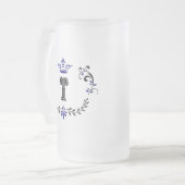 Chope Givrée Monogramme de couronne 'T' (Devant gauche)