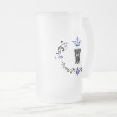 Chope Givrée Monogramme de couronne 'W' (Devant droit)
