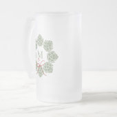 Chope Givrée Monogramme de Noël Beer Hops (Devant gauche)