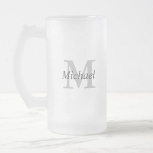 Chope Givrée Monogramme simple initial et nom