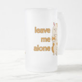 Chope Givrée Moody Grosse cat me laisse tranquille (Devant droit)