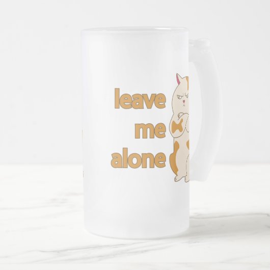 Chope Givrée Moody Grosse cat me laisse tranquille (Devant droit)