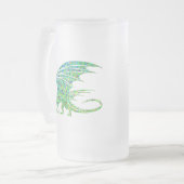 Chope Givrée Mosaïque Extraordinaire de dragon vert (Devant gauche)