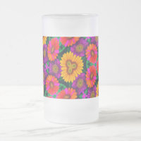 Motif coloré Daisy Bouquet