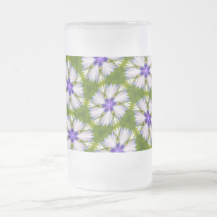 Chope Givrée Motif de fleurs blanches