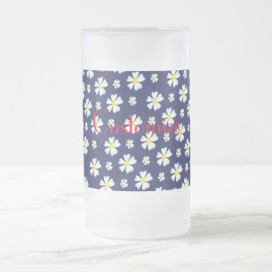 Chope Givrée Motif de fleurs blanches Thunder_Cove