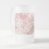 Chope Givrée Motif de fleurs Sakura rose (Devant gauche)