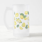 Chope Givrée Motif de fruits aux citrons jaunes (Gauche)