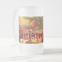 Motif de Noël, avec des cadeaux sous l'arbre de No