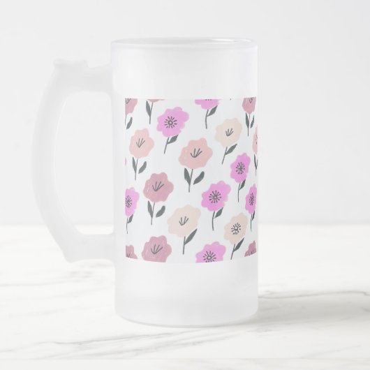 Chope Givrée Motif floral vibrant (Gauche)