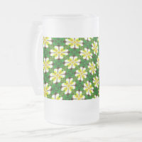 Motif frangipanier jaune