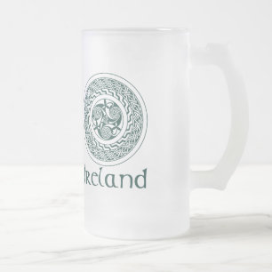 Chope Givrée Motif irlandais de médaillon de Knotwork de Celti