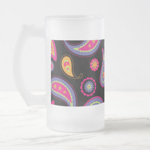 Chope Givrée Motif Paisley Coloré