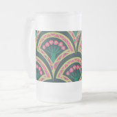 Chope Givrée motif vert en forme de coque (Devant gauche)