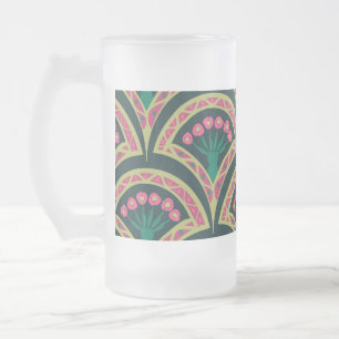 Chope Givrée motif vert en forme de coque