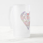 Chope Givrée Mots du coeur (Devant gauche)