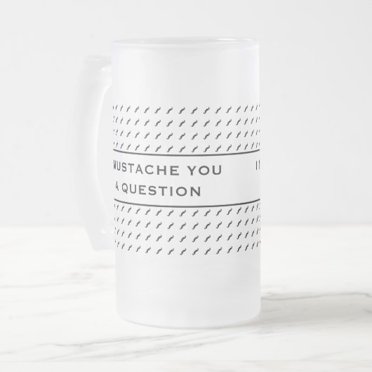 Chope Givrée Moustache Vous Une Question Mood Stripe (Devant gauche)
